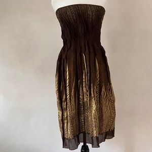 NEW STRAPLESS DRESS/SKIRT